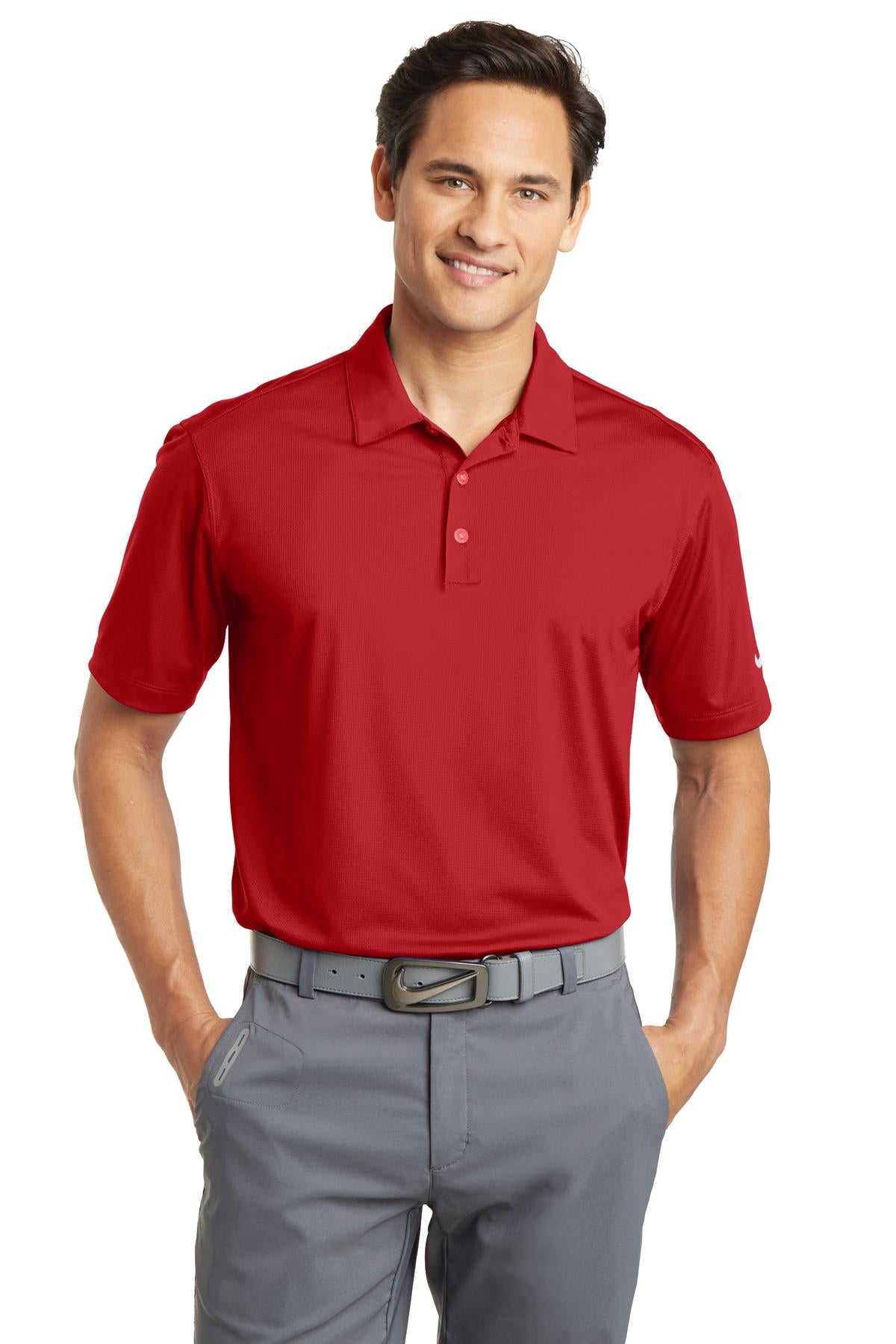 Nike- Nike Dri-FIT Vertical Mesh Polo. 637167-Medtech- 11