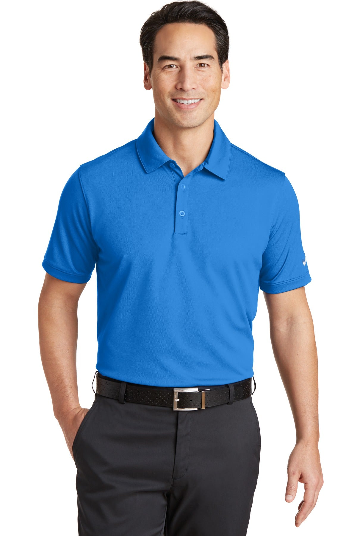 Nike- Nike Dri-FIT Solid Icon Pique Modern Fit Polo. 746099-Medtech- 5