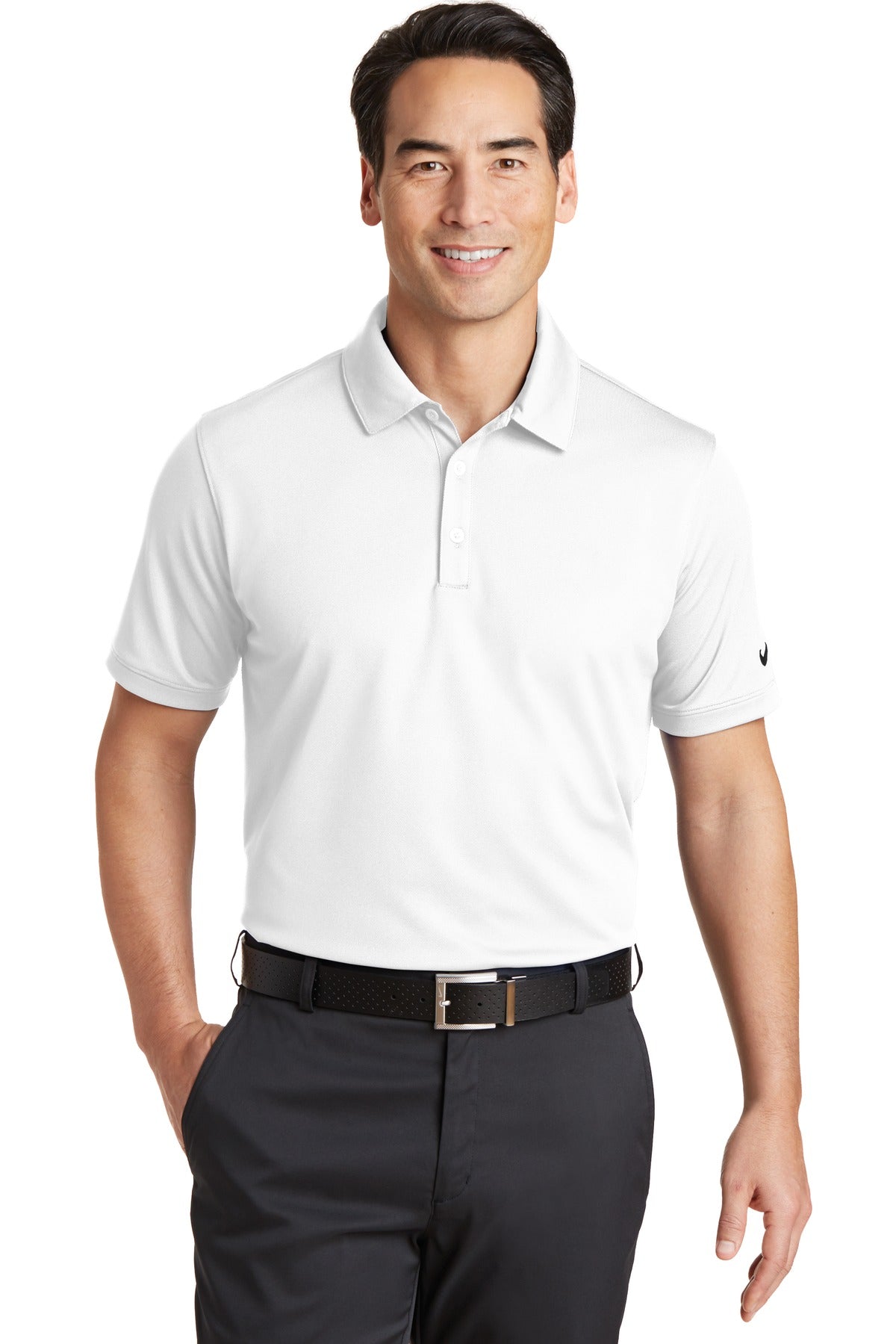 Nike- Nike Dri-FIT Solid Icon Pique Modern Fit Polo. 746099-Medtech- 6