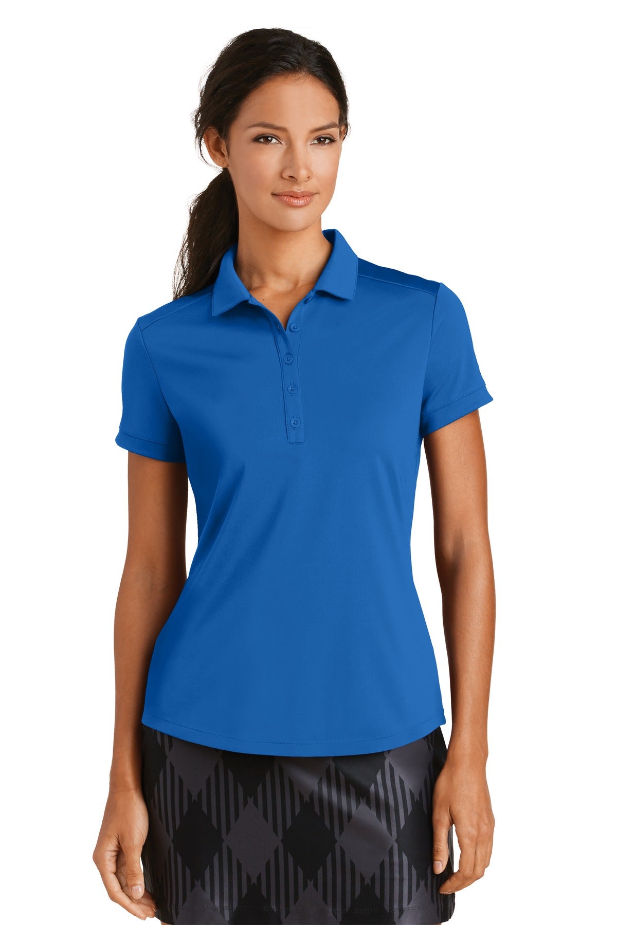 Nike- Nike Women's Dri-FIT Players Modern Fit Polo. 811807-Medtech- 3