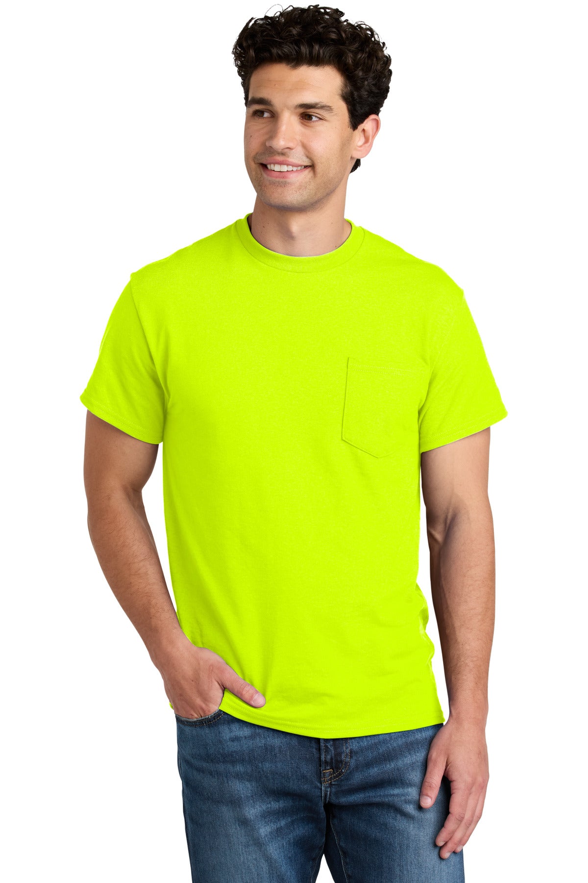 Gildan- Gildan® - DryBlend® 50 Cotton/50 Poly Pocket T-Shirt. 8300-Medtech- 7