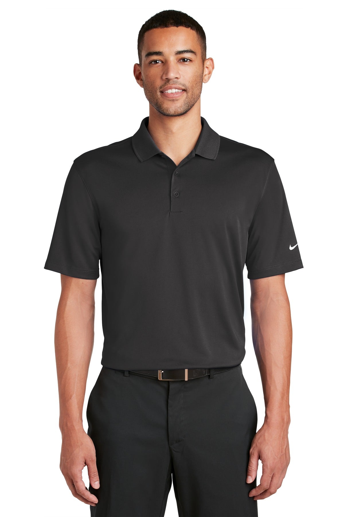 Nike- Nike Dri-FIT Classic Fit Players Polo with Flat Knit Collar. 838956-Medtech- 1