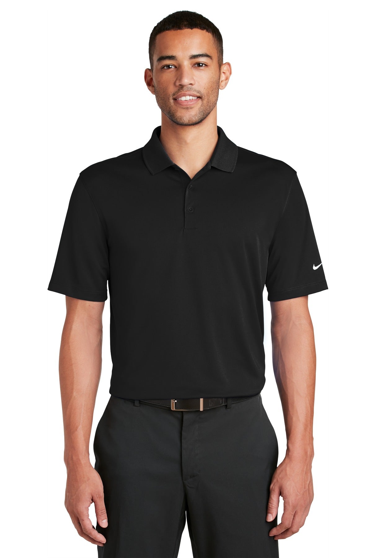 Nike- Nike Dri-FIT Classic Fit Players Polo with Flat Knit Collar. 838956-Medtech- 2