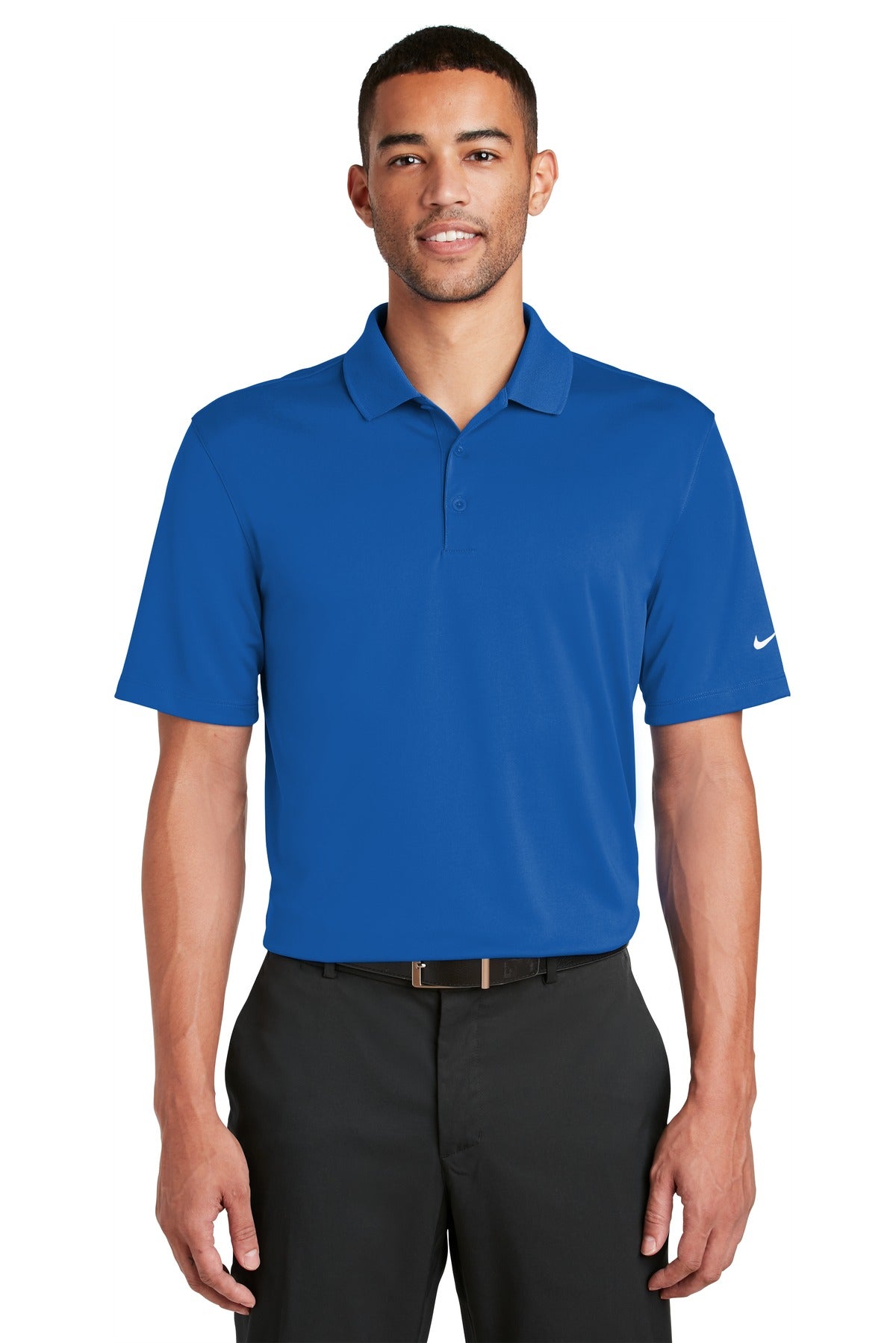 Nike- Nike Dri-FIT Classic Fit Players Polo with Flat Knit Collar. 838956-Medtech- 3