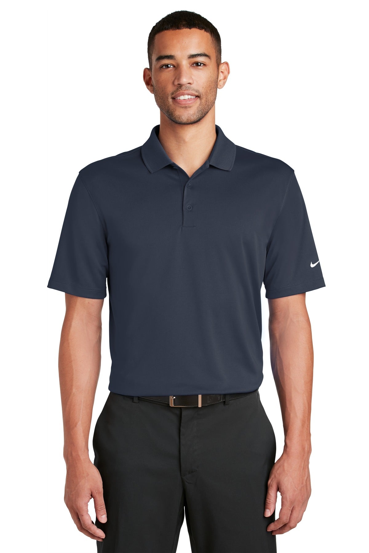 Nike- Nike Dri-FIT Classic Fit Players Polo with Flat Knit Collar. 838956-Medtech- 4