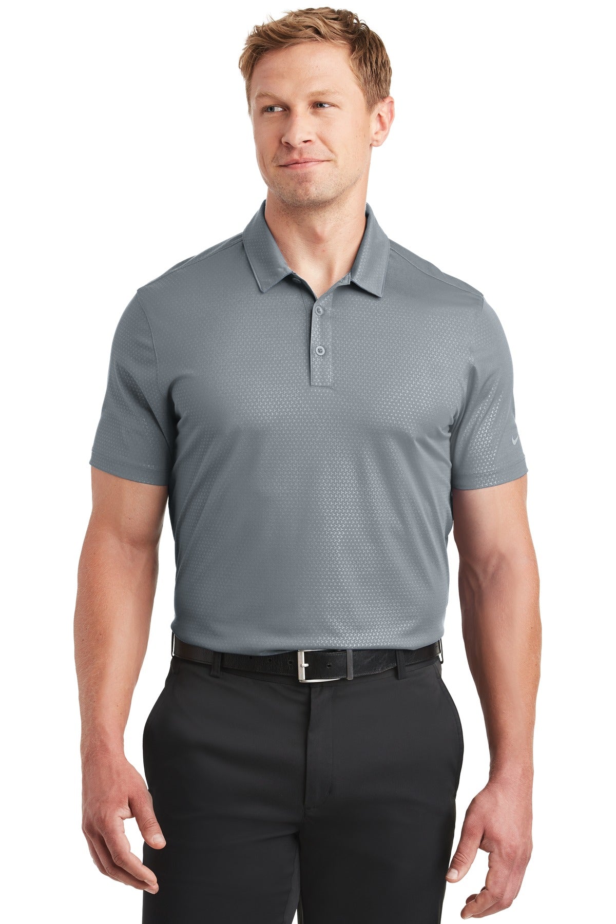 Nike- Nike Dri-FIT Embossed Tri-Blade Polo. 838964-Medtech- 3