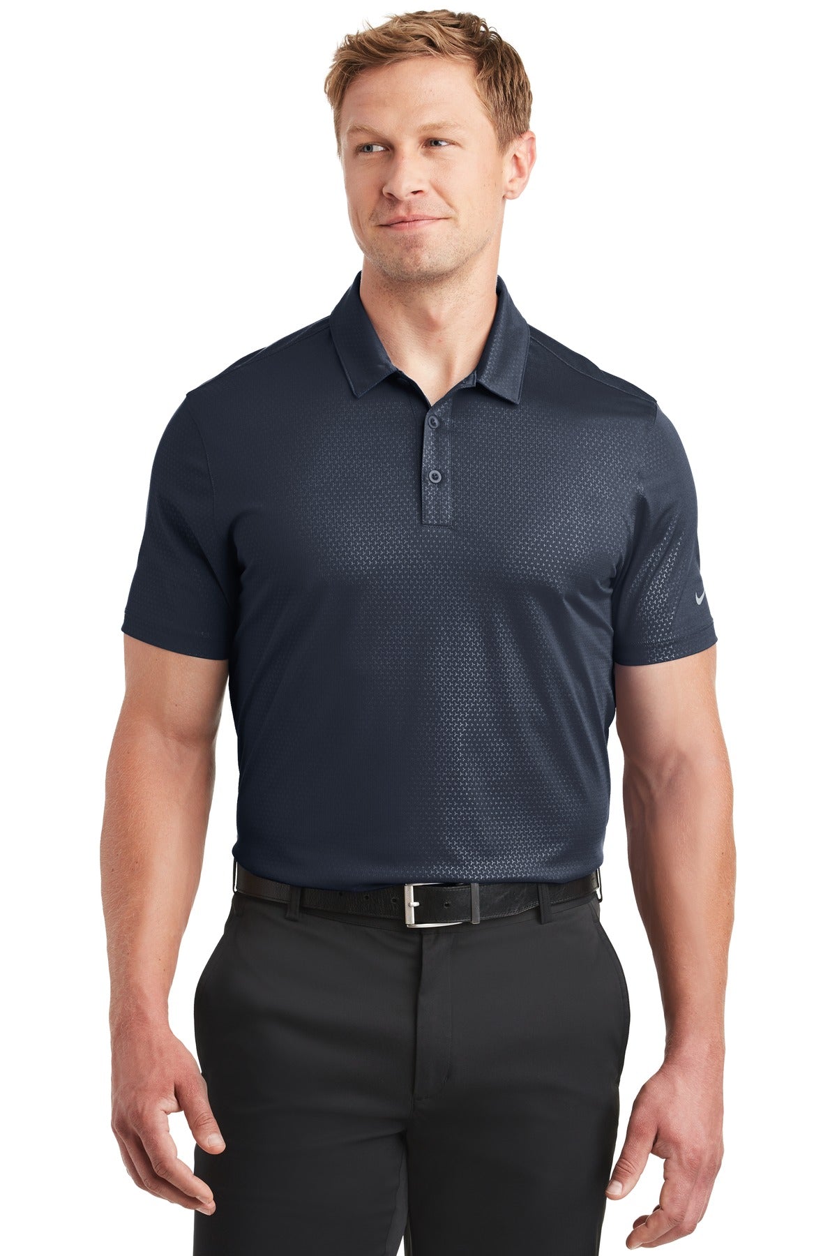 Nike- Nike Dri-FIT Embossed Tri-Blade Polo. 838964-Medtech- 4