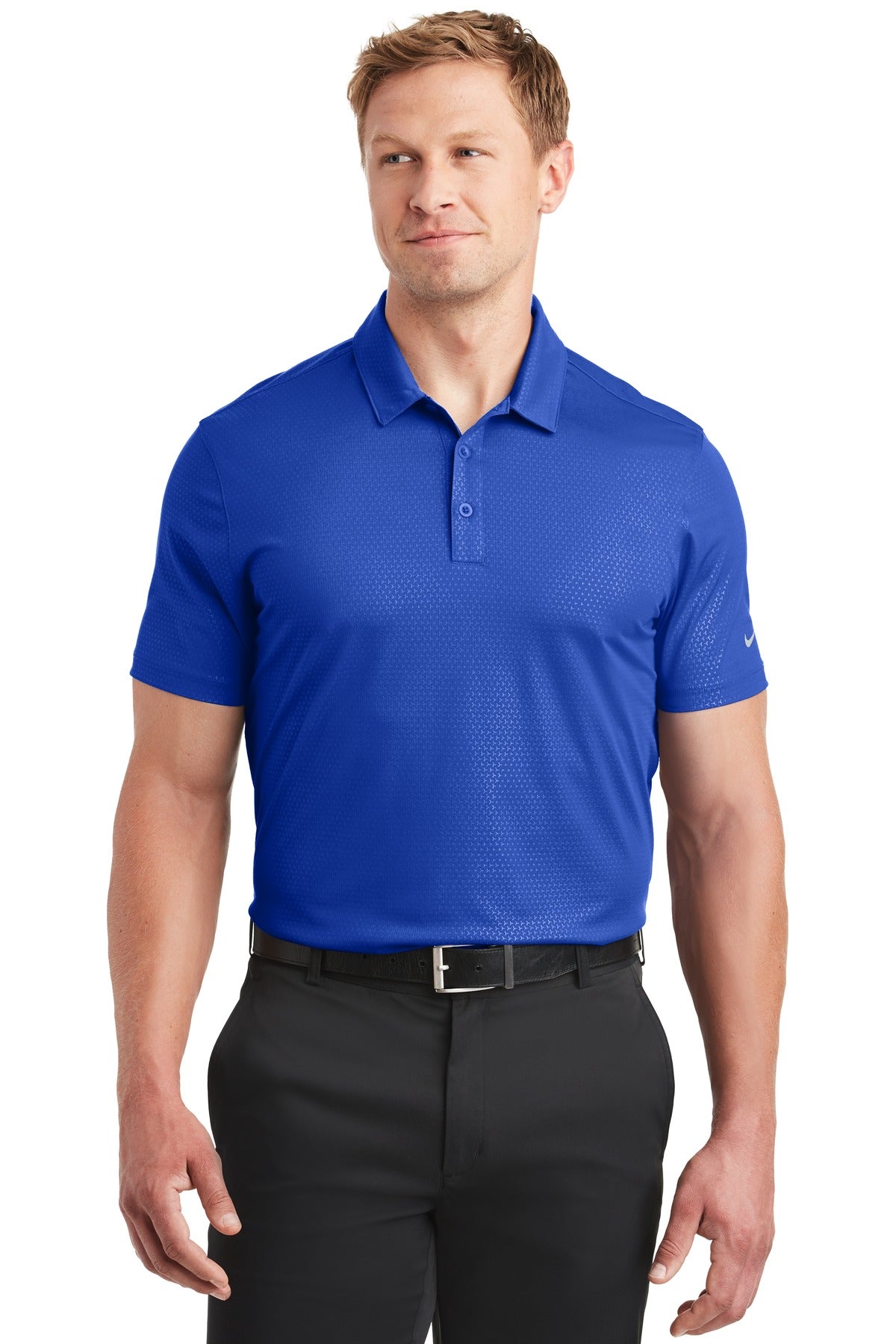 Nike- Nike Dri-FIT Embossed Tri-Blade Polo. 838964-Medtech- 5