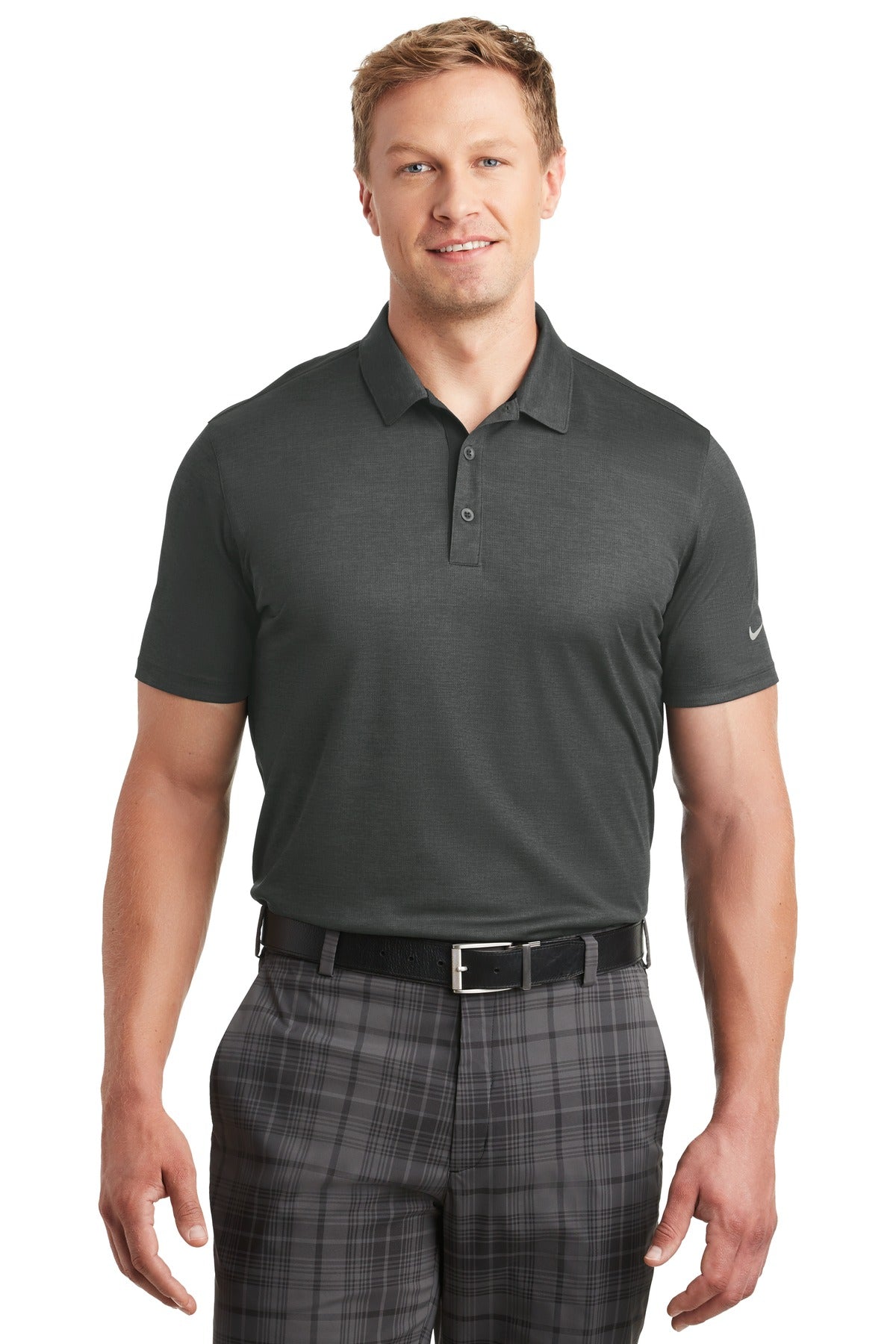 Nike- Nike Dri-FIT Crosshatch Polo. 838965-Medtech- 1