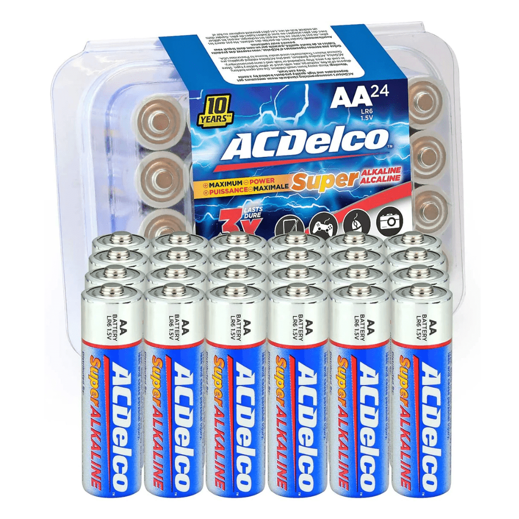 AC Delco AA Alkaline Batteries BX/24