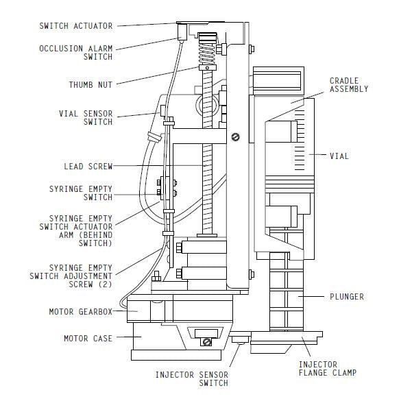  Abbott Laboratories-Abbott LifeCare 4100 PCA Plus II Mechansim Assy, Recertified-MedTech-2