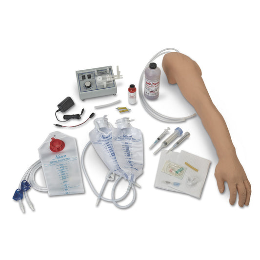 Advanced Venipuncture and Injection Arm with IV Arm Circulation Pump - Light