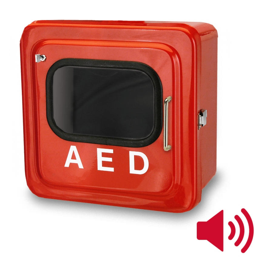 Allied Outdoor AED Cabinet, Red