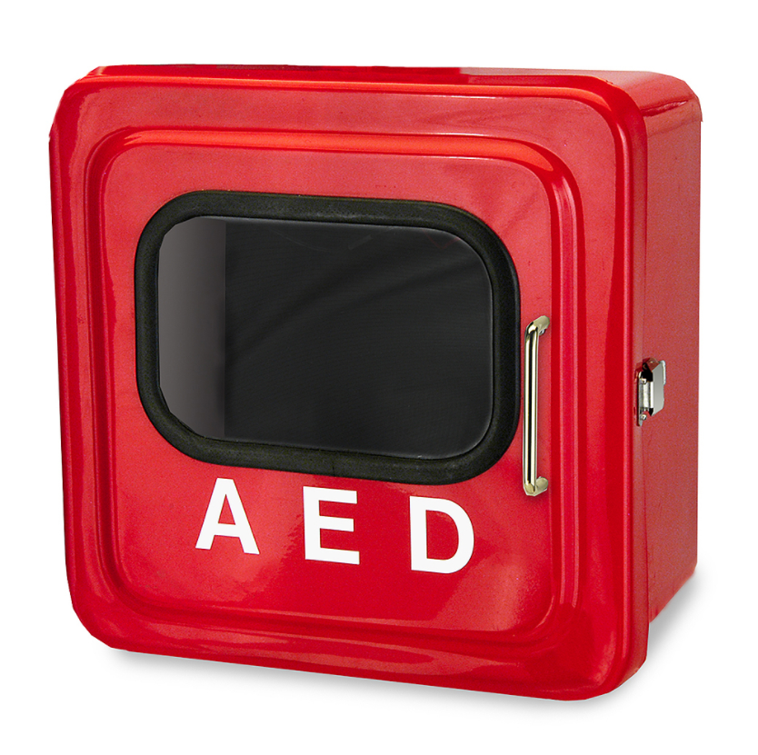 Allied Outdoor AED Cabinet without Audible Alarm or Strobe Light, Red