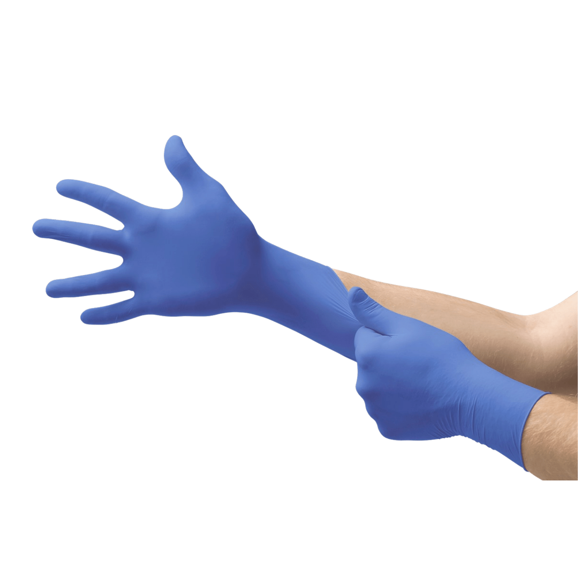 Ansell MICROFLEX® Cobalt® N19 Blue Nitrile Exam Gloves, BX/100