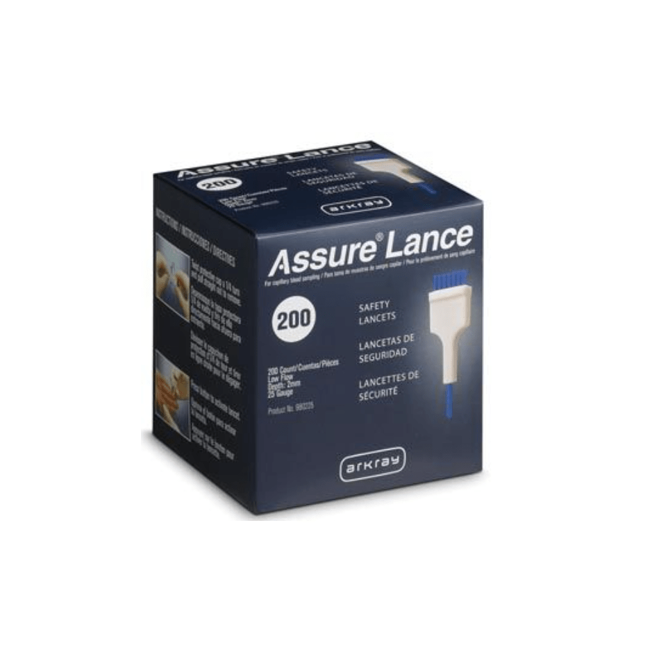 Arkray Assure® Lance Low Flow 25G Lancets BX/200