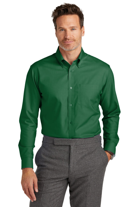 Brooks Brothers- Brooks Brothers® Wrinkle-Free Stretch Nailhead Shirt BB18002-Medtech- 1