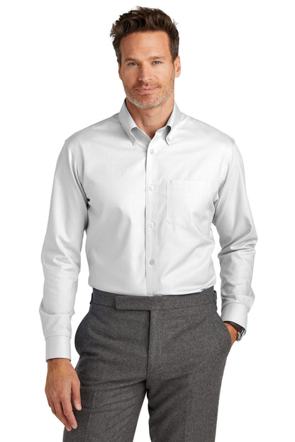 Brooks Brothers- Brooks Brothers® Wrinkle-Free Stretch Nailhead Shirt BB18002-Medtech- 6