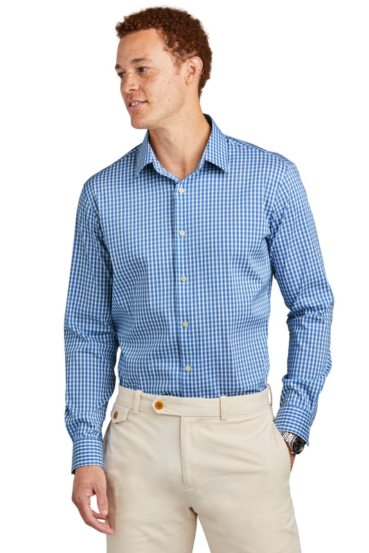 Brooks Brothers- Brooks Brothers® Tech Stretch Patterned Shirt BB18006-Medtech- 1