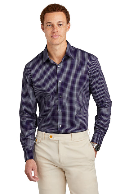 Brooks Brothers- Brooks Brothers® Tech Stretch Patterned Shirt BB18006-Medtech- 4