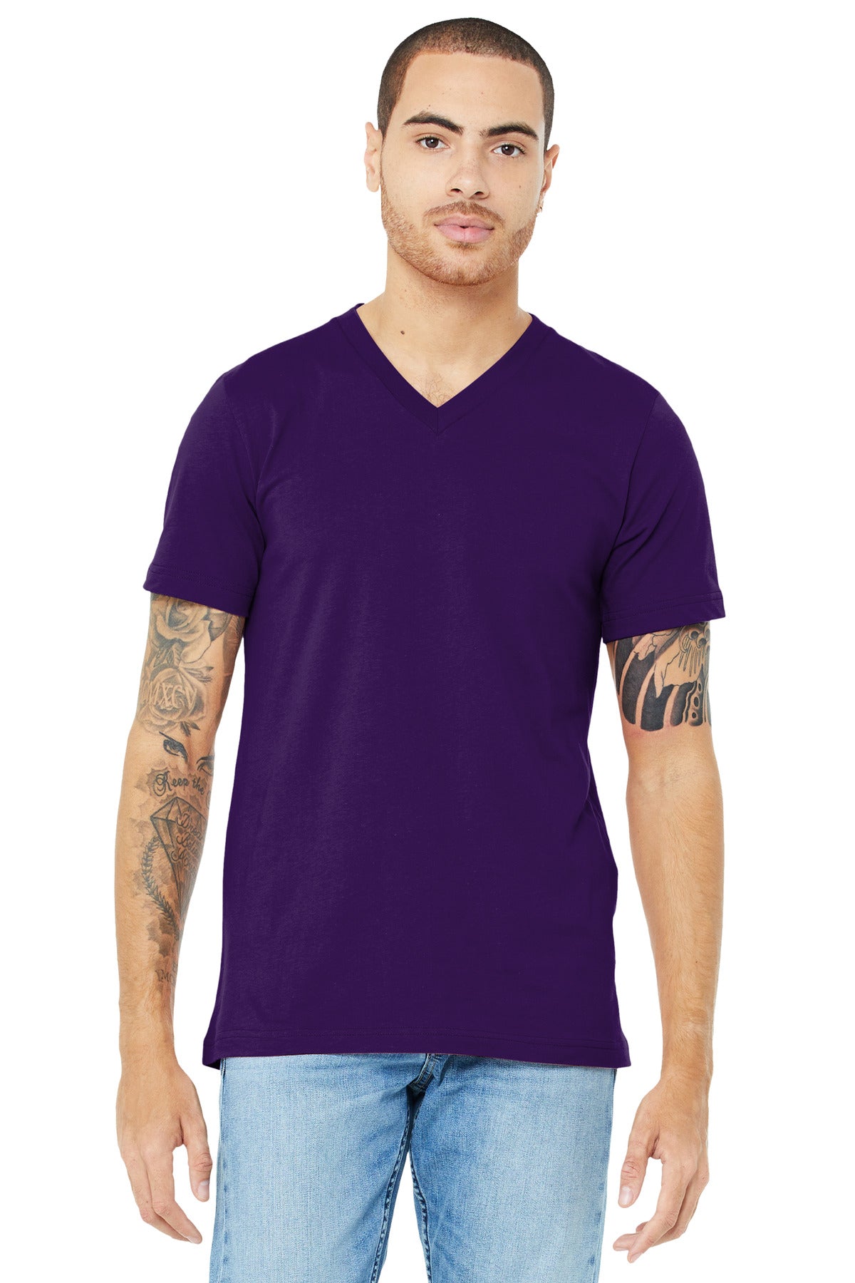 Bella + Canvas- BELLA+CANVAS ® Unisex Jersey Short Sleeve V-Neck Tee. BC3005-Medtech- 8