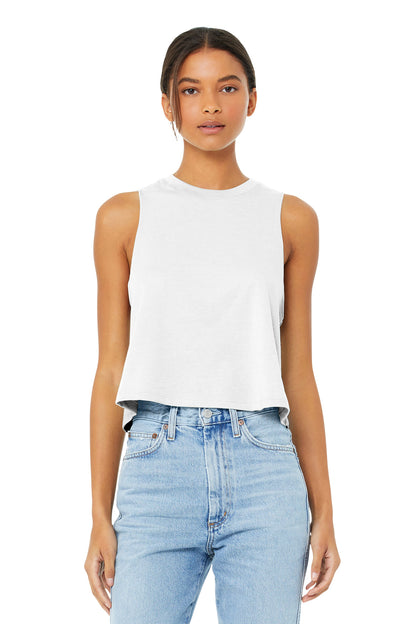 Bella + Canvas- BELLA+CANVAS ® Women's Racerback Cropped Tank. BC6682-Medtech- 6