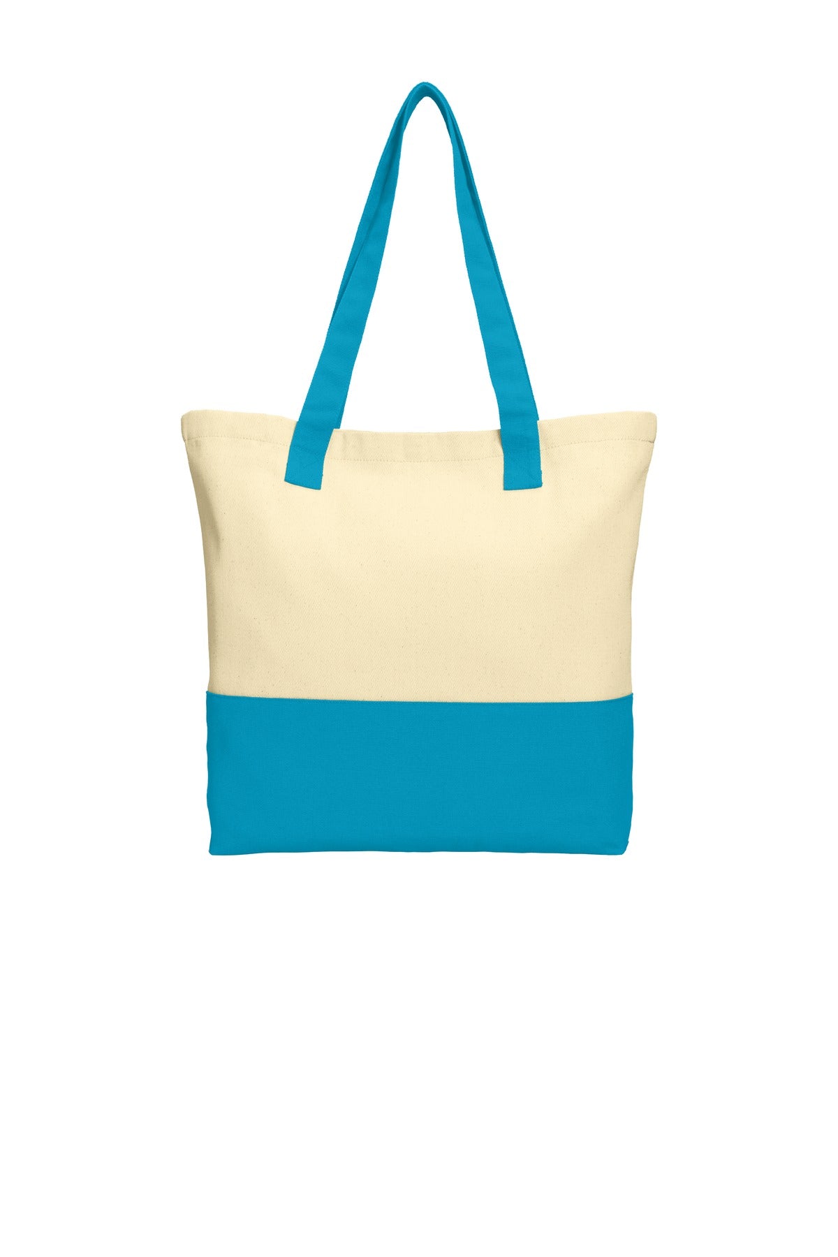 Port Authority- Port Authority® Colorblock Cotton Tote. BG414-Medtech- 3