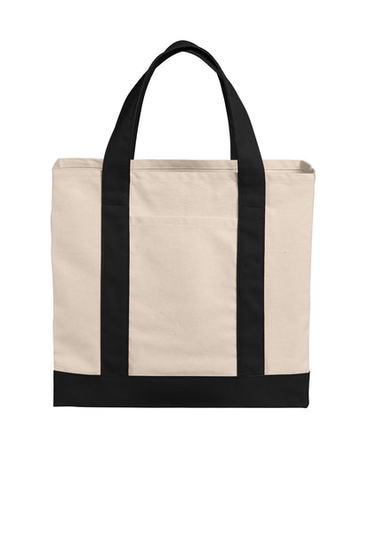 Port Authority- Port Authority® Cotton Canvas Two-Tone Tote BG429-Medtech- 1