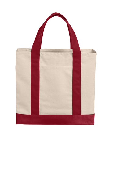 Port Authority- Port Authority® Cotton Canvas Two-Tone Tote BG429-Medtech- 2