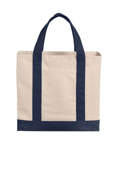 Port Authority- Port Authority® Cotton Canvas Two-Tone Tote BG429-Medtech- 3