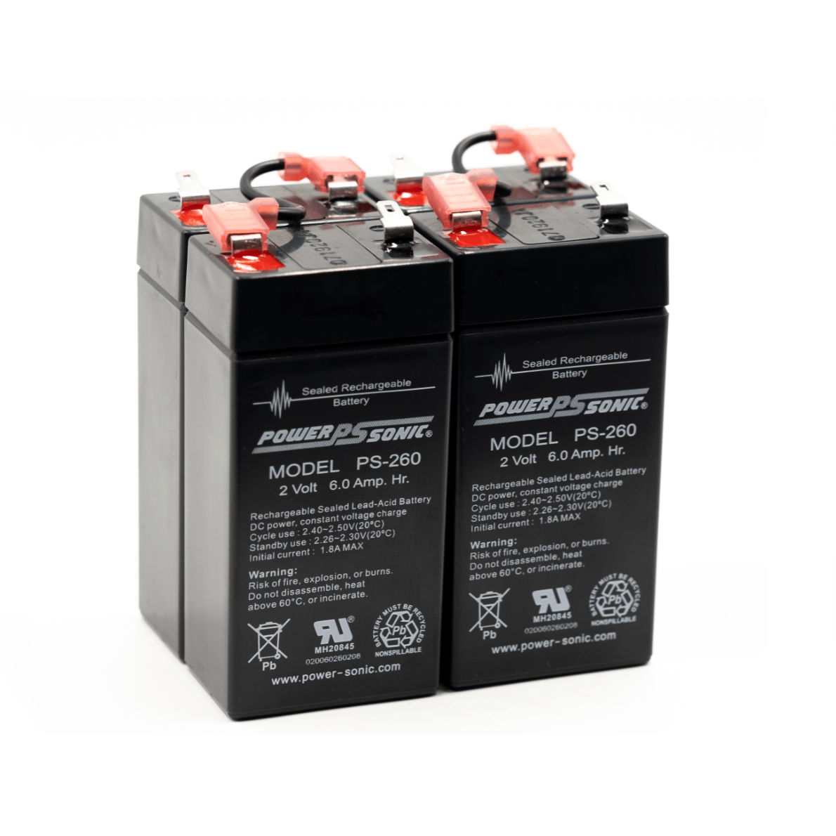 Baxter Flo-Gard® 6200 Battery Set of 2