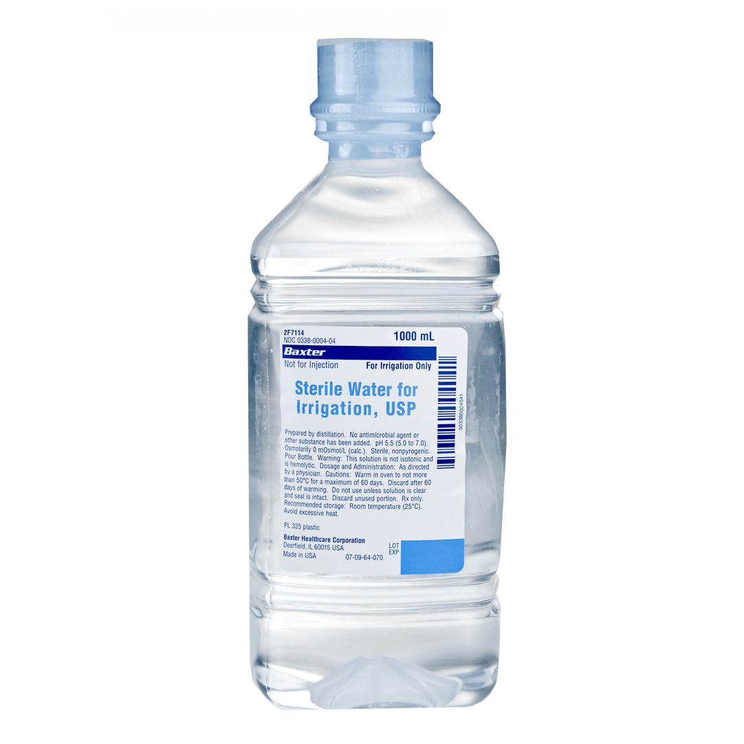 Baxter Sterile Water Solution, USP, 1000mL Bottle