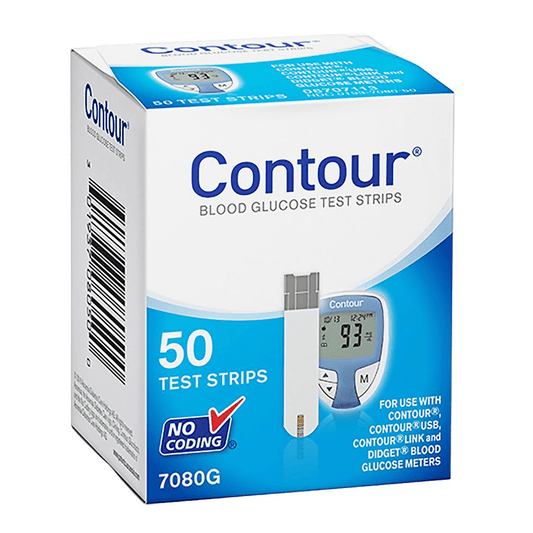 Bayer Contour® Glucometer Test Strips BX/50