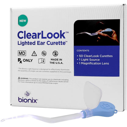 Bionix - ClearLook Lighted FlexLoop Ear Curette Tool,