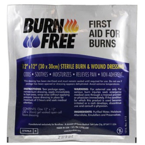 BurnFree Burn Dressing - 30cm x 30cm / 12" x 12" Case of 20