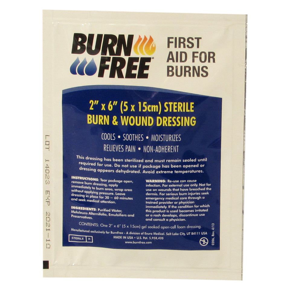 BurnFree Burn Dressing - 5cm x 15cm / 2” x 6”