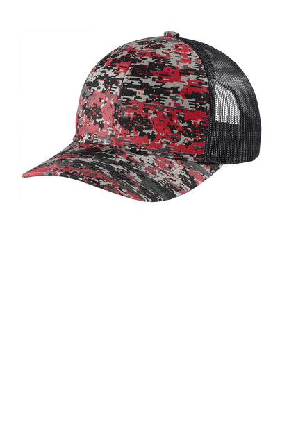 Port Authority- Port Authority ® Digi Camo Snapback Trucker Cap C114-Medtech- 2