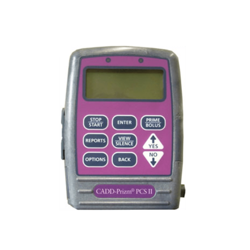 CADD Prizm® PCS II Ambulatory Infusion Pump Model 6101, Yellow with Purple Keypad