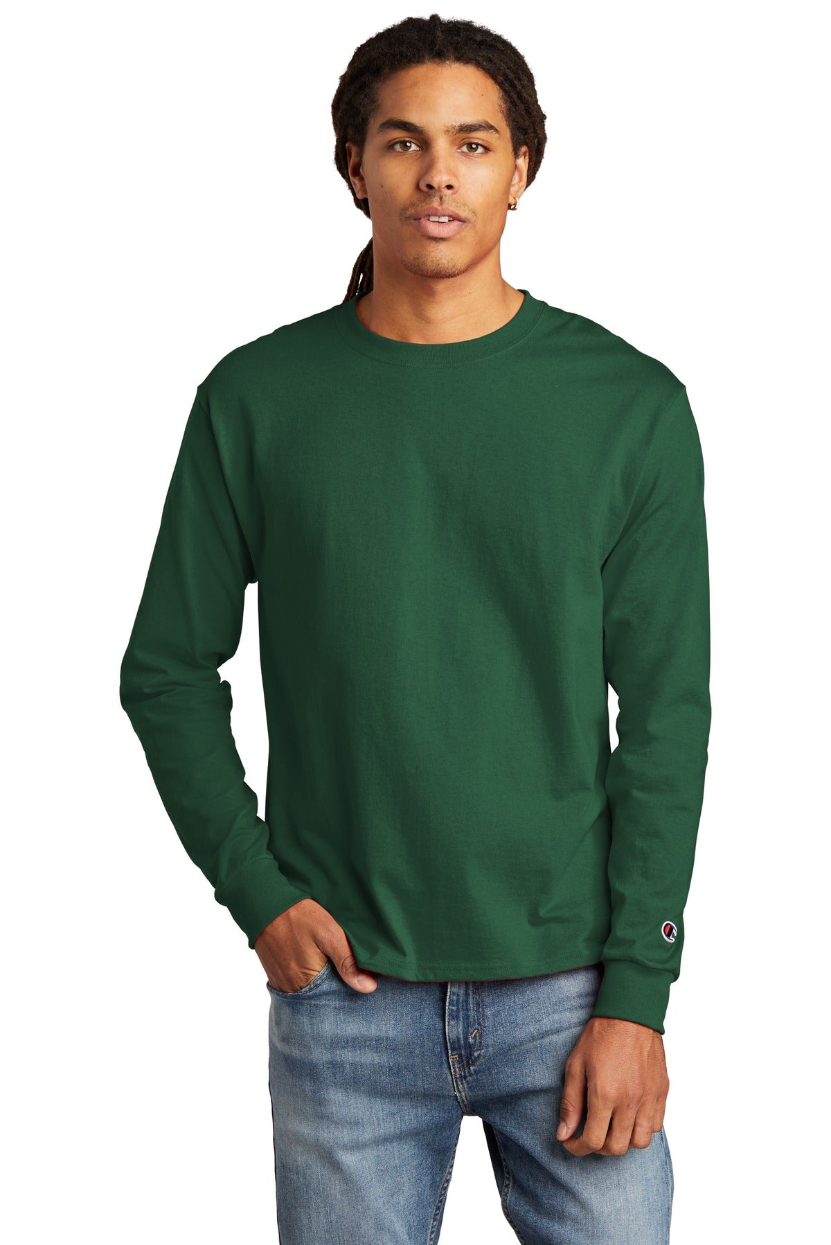 Champion- Champion ® Heritage 5.2-Oz. Jersey Long Sleeve Tee CC8C-Medtech- 6