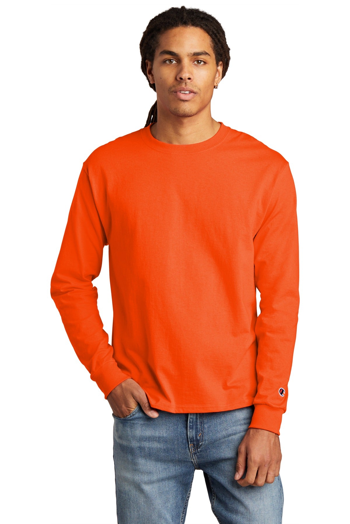 Champion- Champion ® Heritage 5.2-Oz. Jersey Long Sleeve Tee CC8C-Medtech- 8