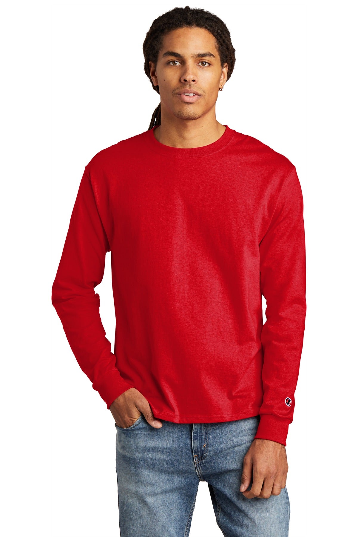 Champion- Champion ® Heritage 5.2-Oz. Jersey Long Sleeve Tee CC8C-Medtech- 10