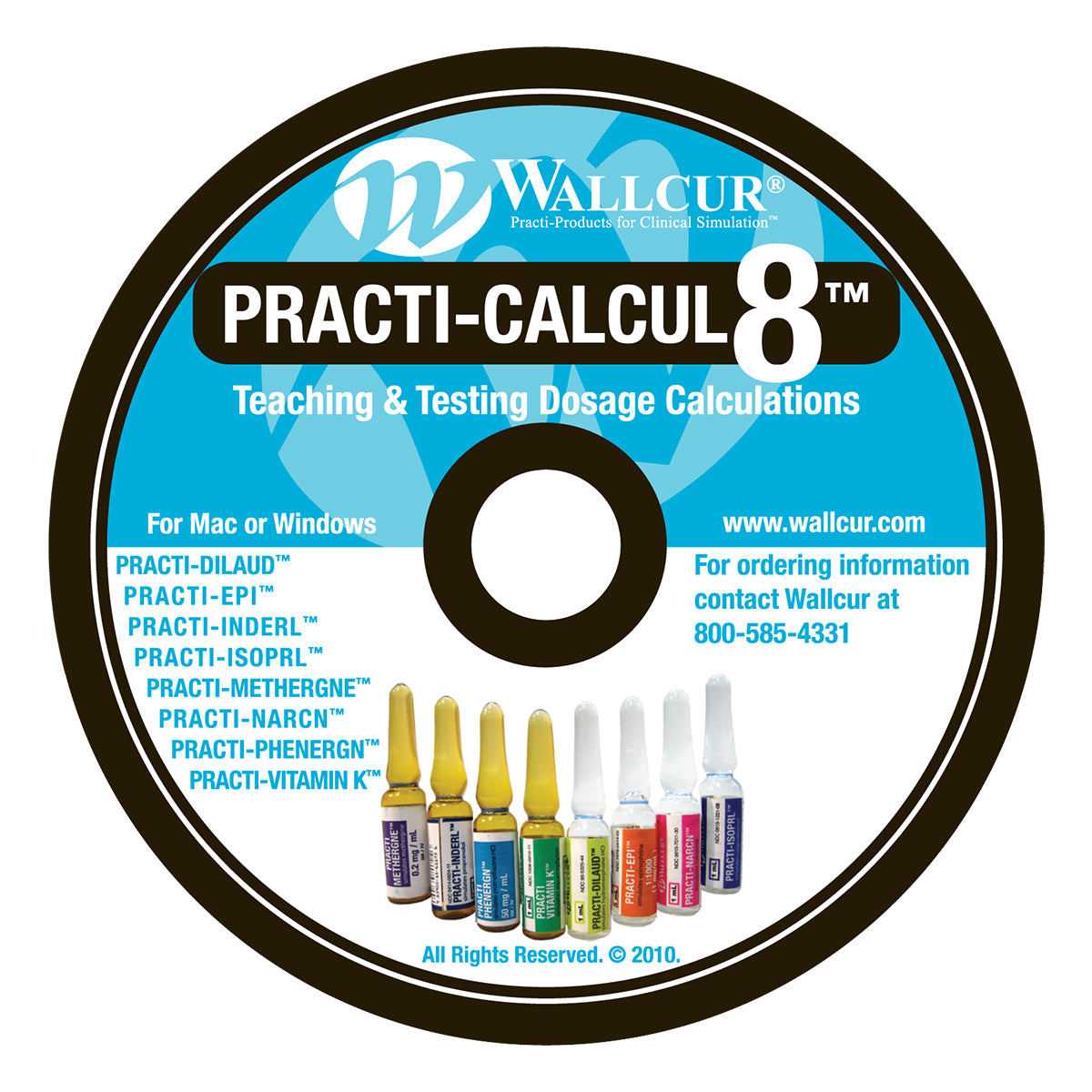 Wallcur- Practi-Calcul8 CD Module-Medtech- 1