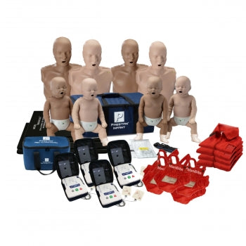 CPR Adult Manikin 4-Pack & Infant Manikin 4-Pack w. Feedback, AED UltraTrainers