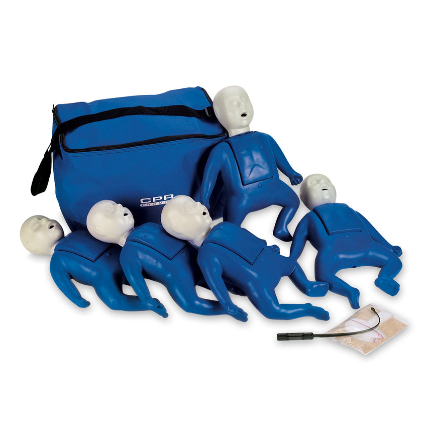  Nasco Healthcare-CPR Prompt® Training and Practice Manikin - TPAK 50 Infant 5-Pack, Blue-MedTech-1