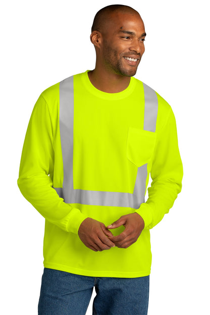 CornerStone- CornerStone ® ANSI 107 Class 2 Mesh Long Sleeve Tee. CS201-Medtech- 2