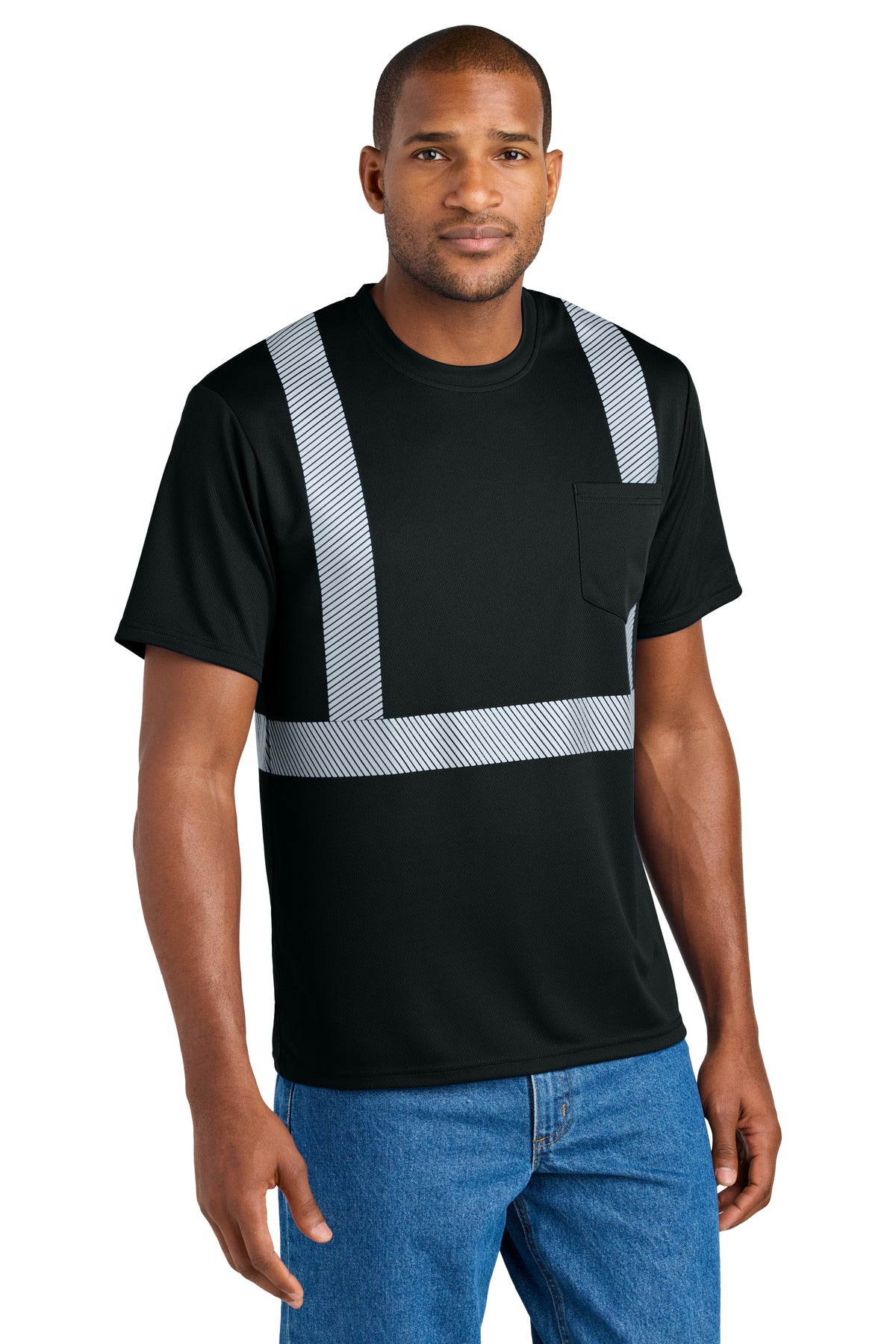 CornerStone- CornerStone® Enhanced Visibility Segmented Tape Tee CS206-Medtech- 1