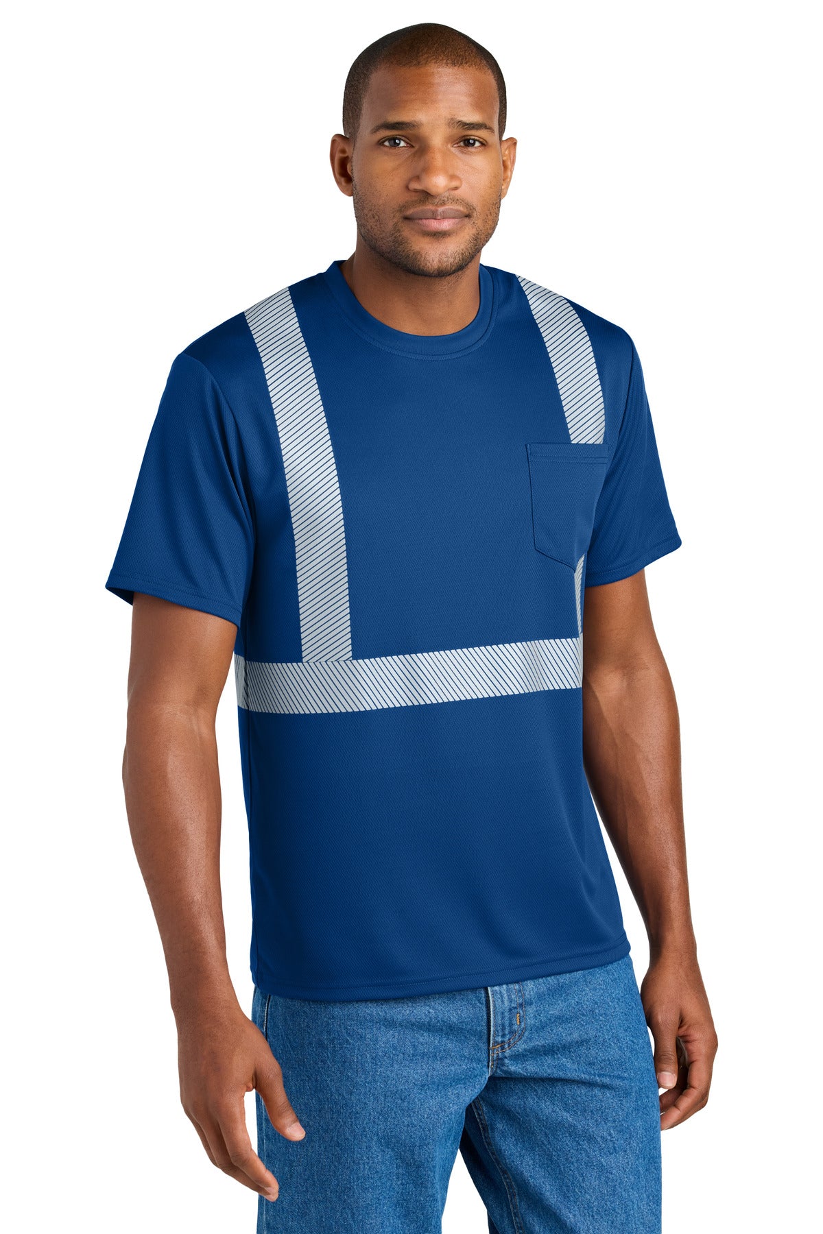 CornerStone- CornerStone® Enhanced Visibility Segmented Tape Tee CS206-Medtech- 2