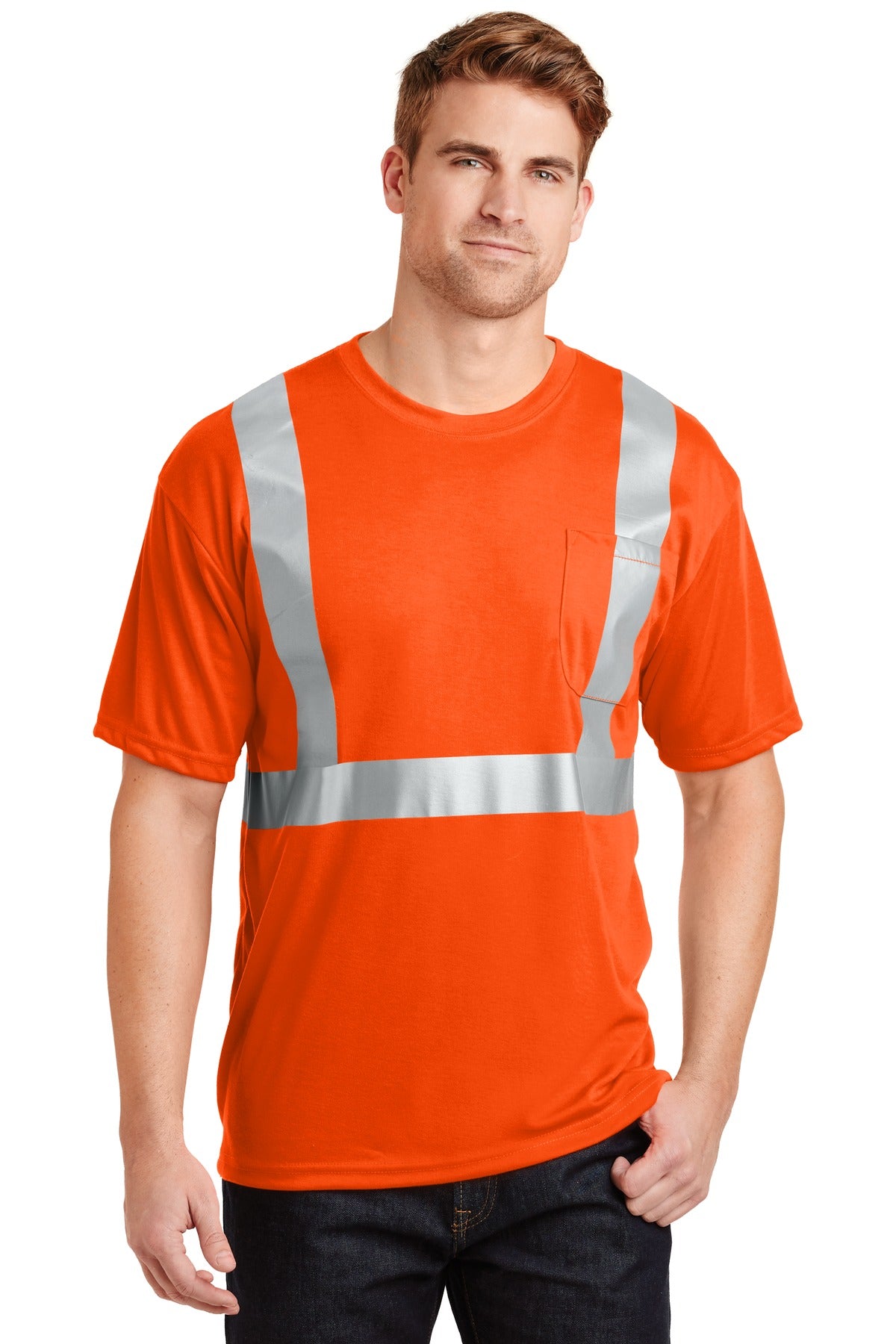 CornerStone- CornerStone® - ANSI 107 Class 2 Safety T-Shirt. CS401-Medtech- 1