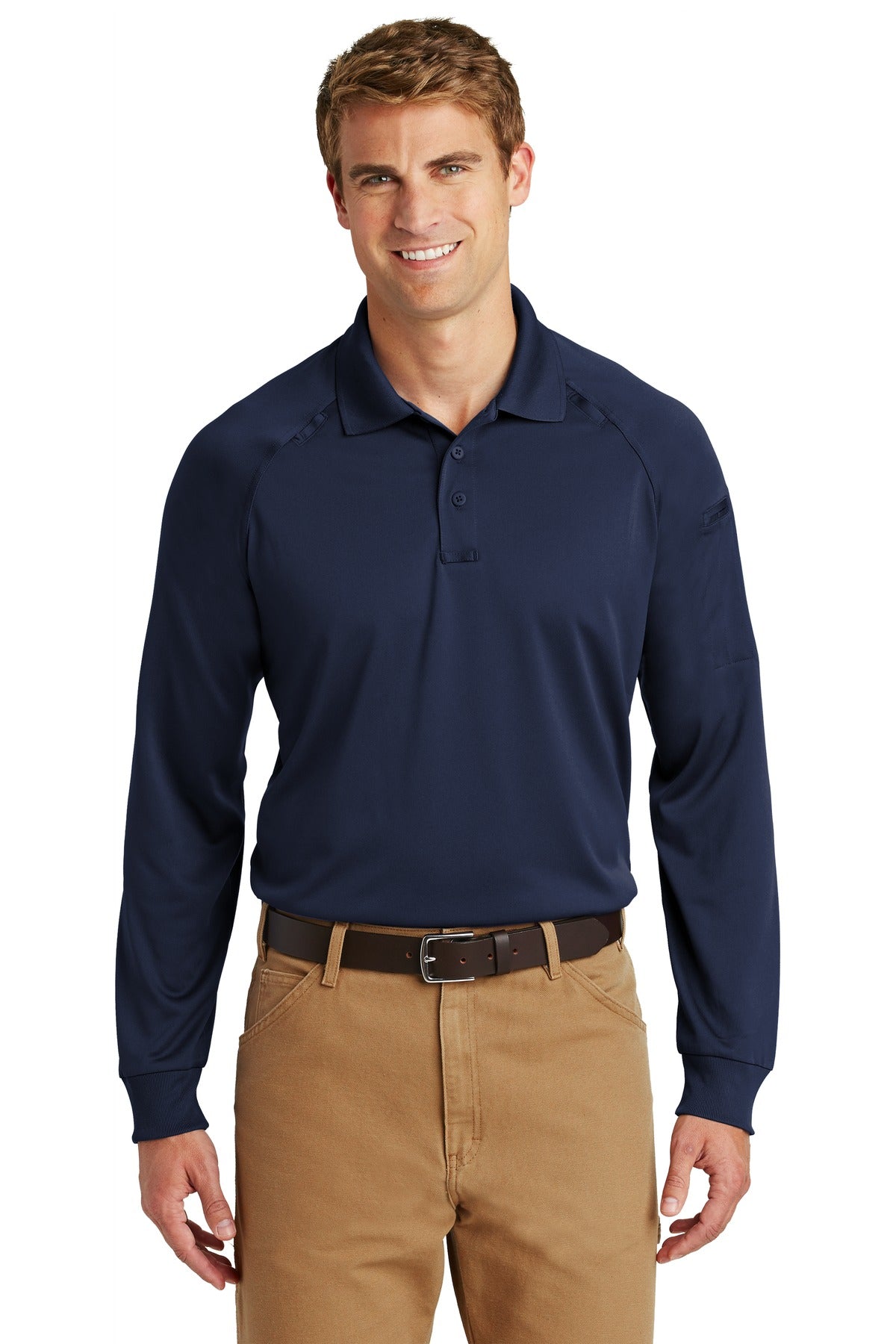 CornerStone- CornerStone® - Select Long Sleeve Snag-Proof Tactical Polo. CS410LS-Medtech- 3