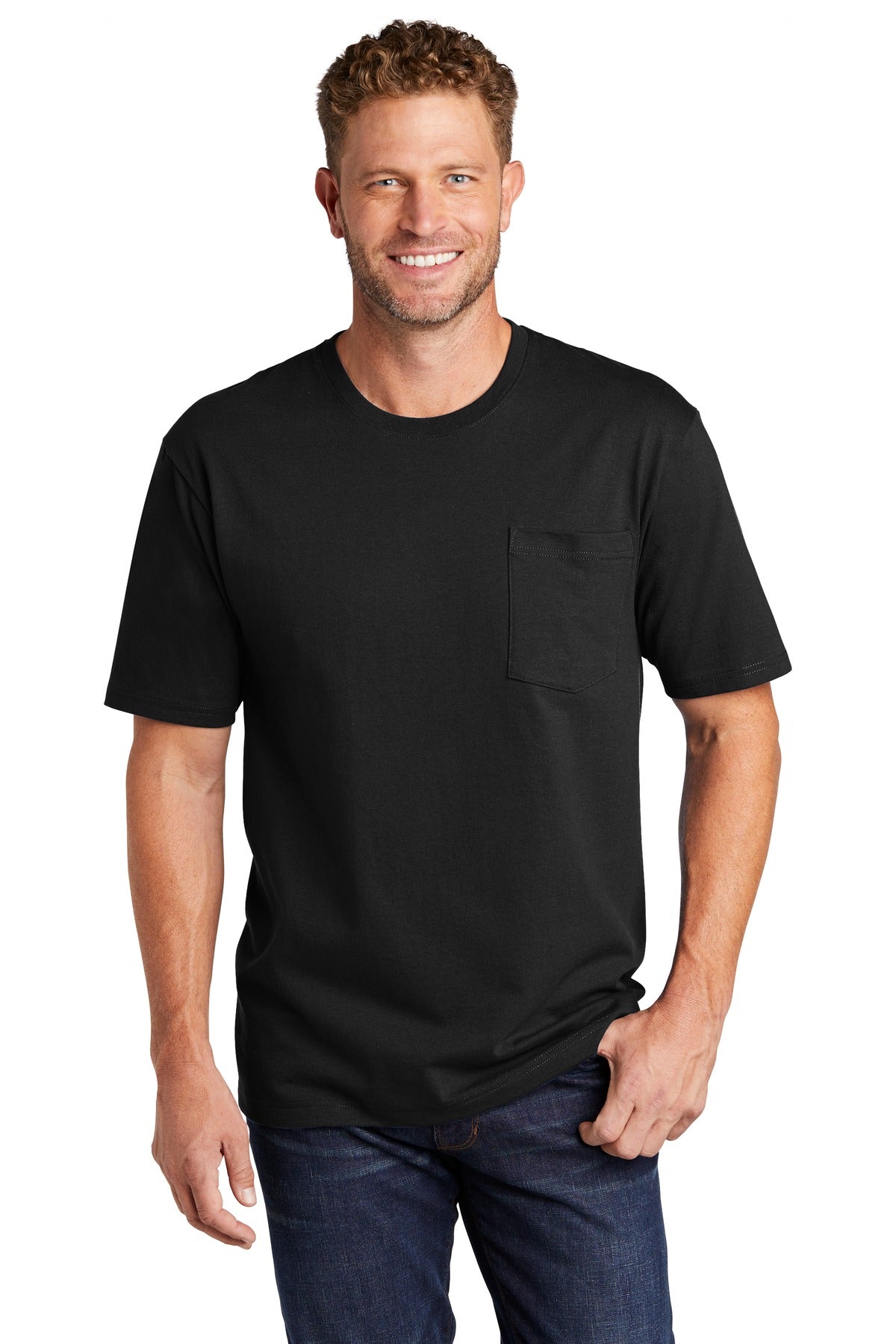 CornerStone- CornerStone ® Workwear Pocket Tee CS430-Medtech- 1